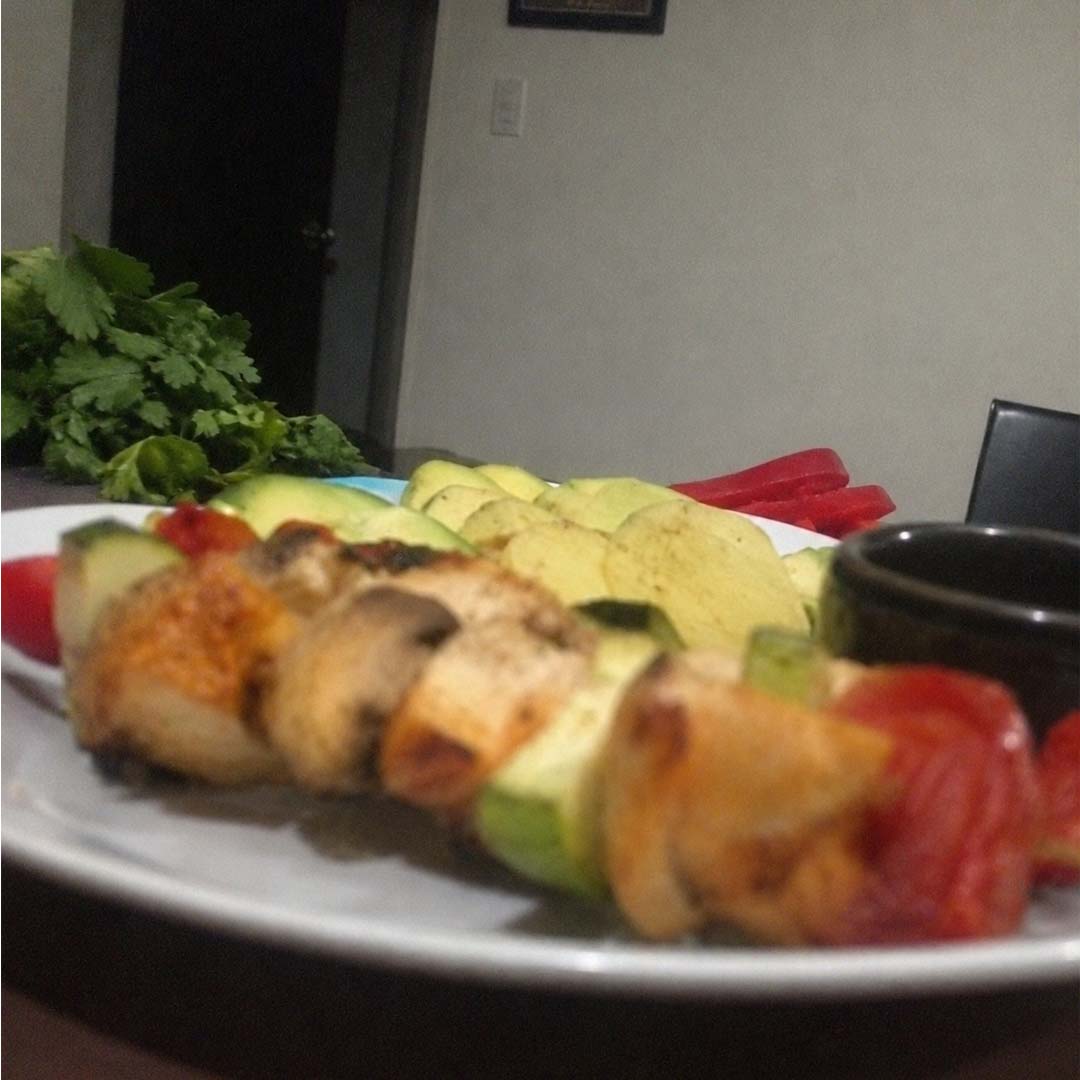 Plato antes de aplicar el estilo Cinematográfico