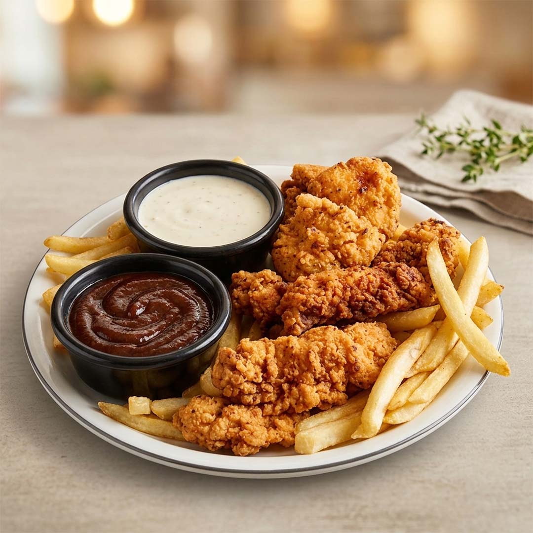 El mismo plato con el estilo Delivery